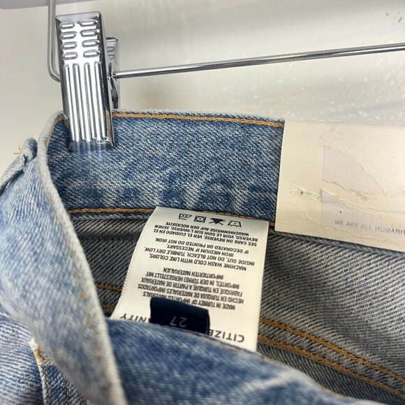 CITIZENS OF HUMANITY Marlee Relaxed Taper in Wash Moondust Size US 27 - Picture 8 of 13